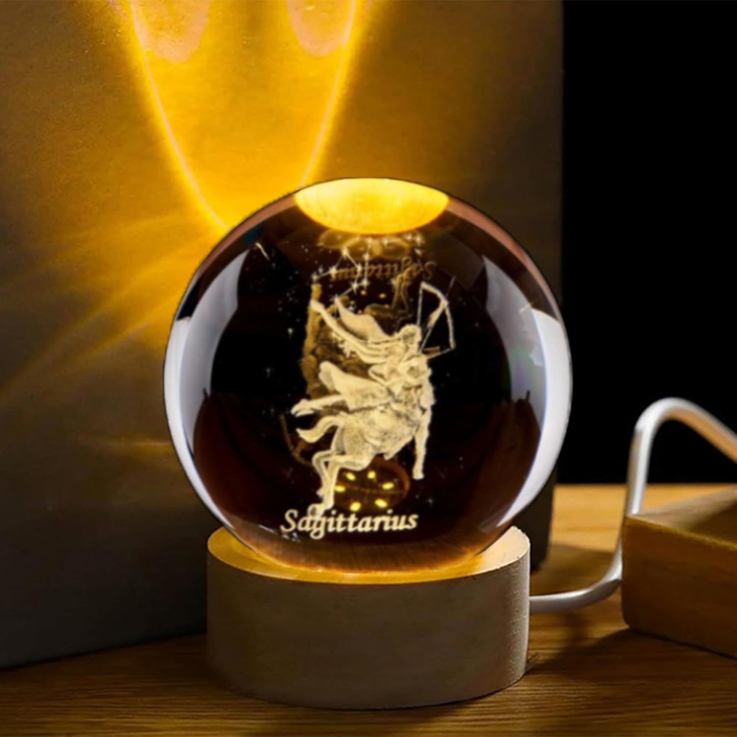 Paper Weight Crystal - Bola de cristal de Sagitario 3D