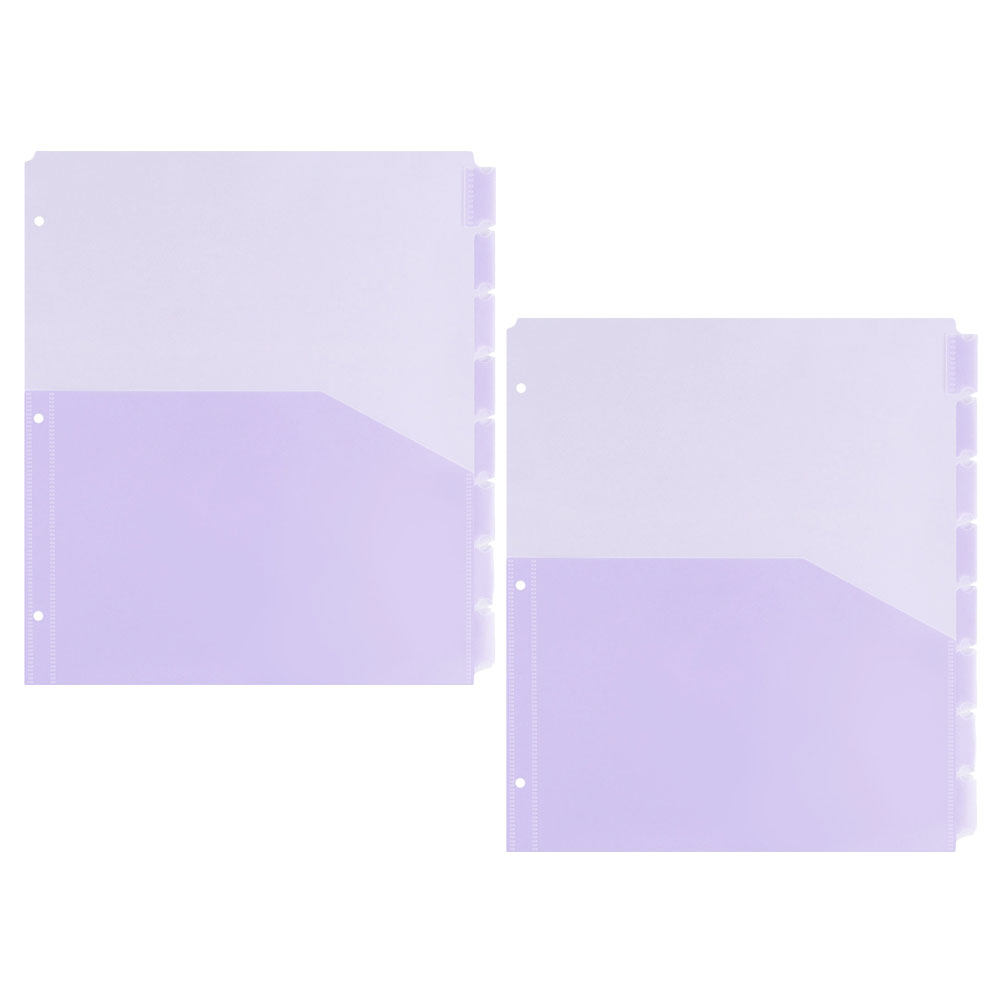 Tab Divider A4 - 2 Juegos de Divisores de Plástico