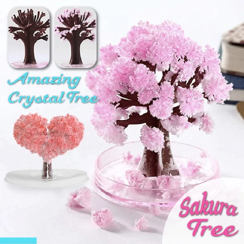 Paper Weight Crystal - Mini árbol mágico en miniatura de
