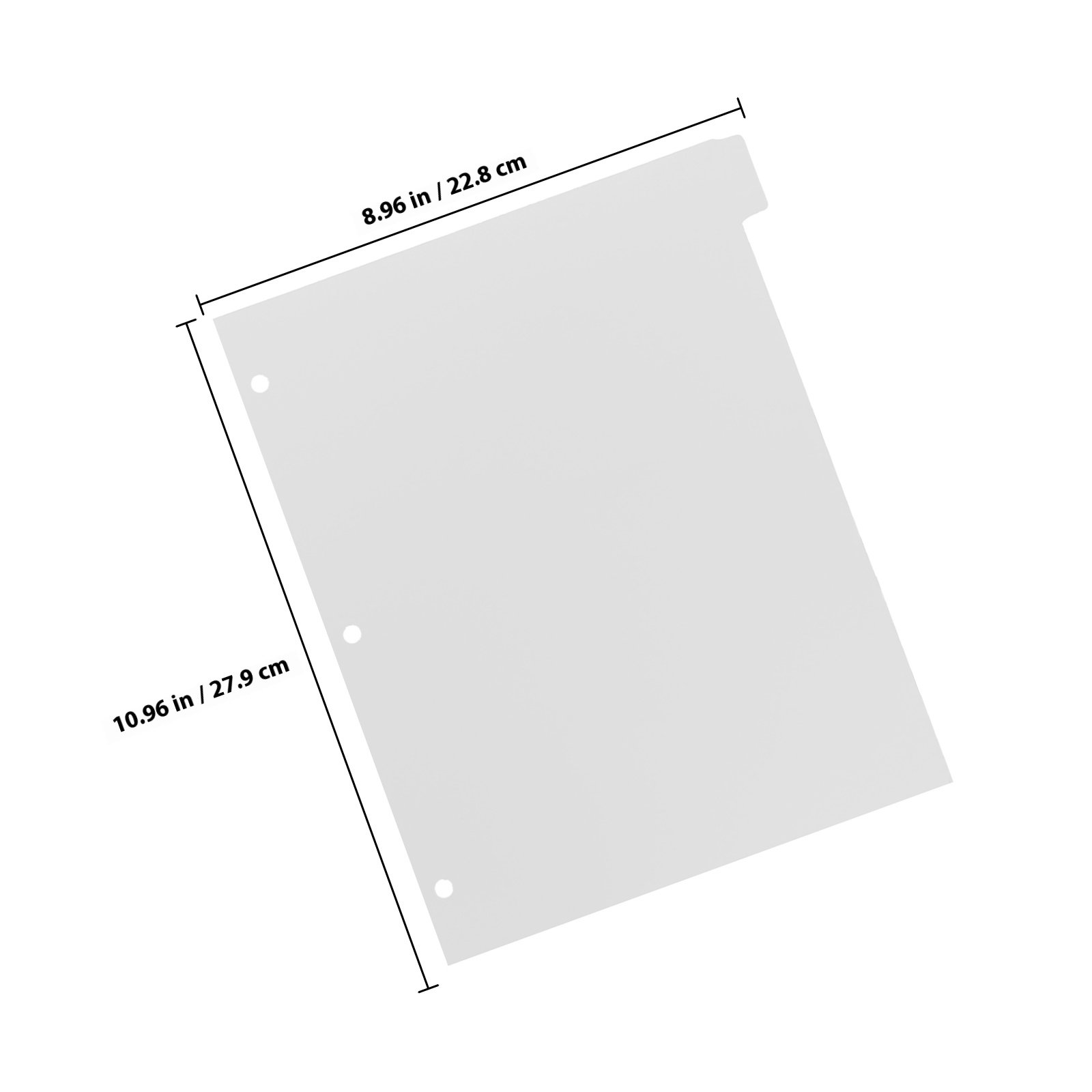 8 hojas de separadores de índi - Tab Divider A4 reseña y precio